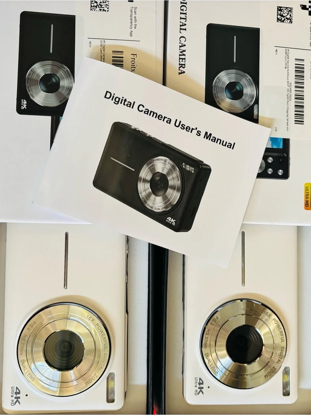 4K Ultra HD Black Compact Digital Camera